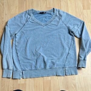 Jane + Delancey Light Blue V-Neck Top